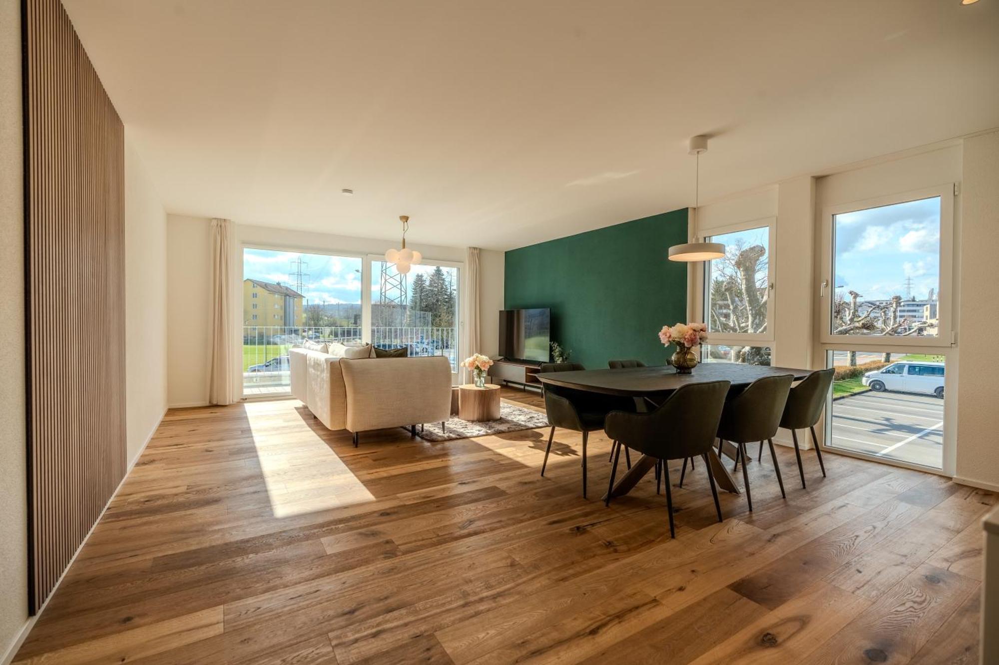 Visionary Hospitality Rothenburg, Lucerne - Premium Apartments With Free Parking, Washer, Kitchen, Terrace, 15' City Екстериор снимка