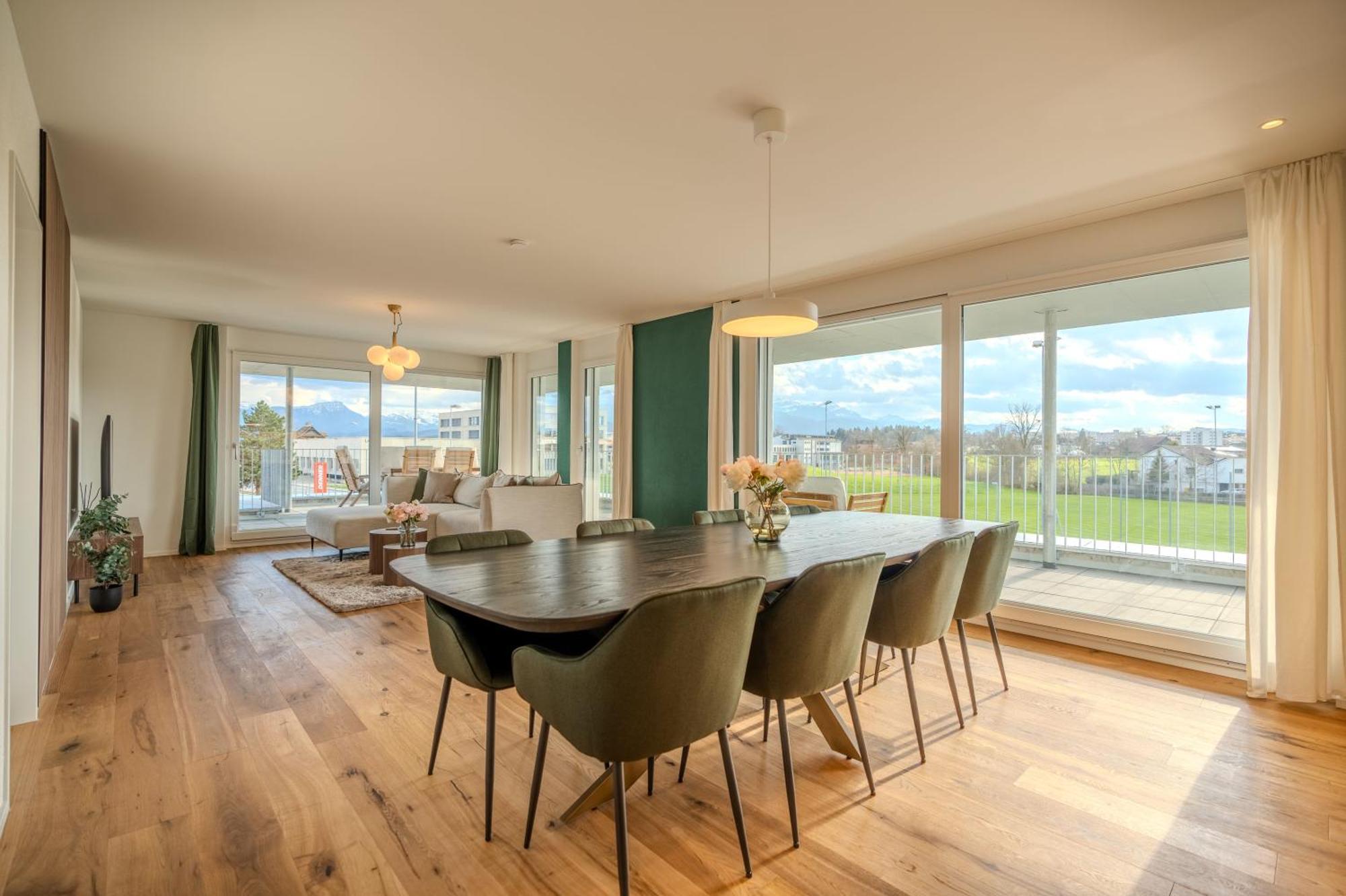 Visionary Hospitality Rothenburg, Lucerne - Premium Apartments With Free Parking, Washer, Kitchen, Terrace, 15' City Екстериор снимка